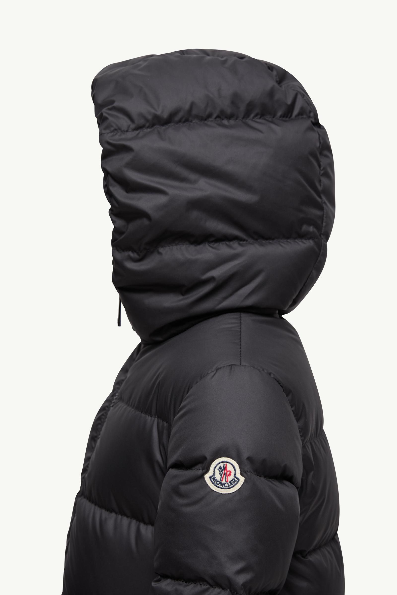 Elizaveta Hooded Down Jacket Girl Black Moncler 1