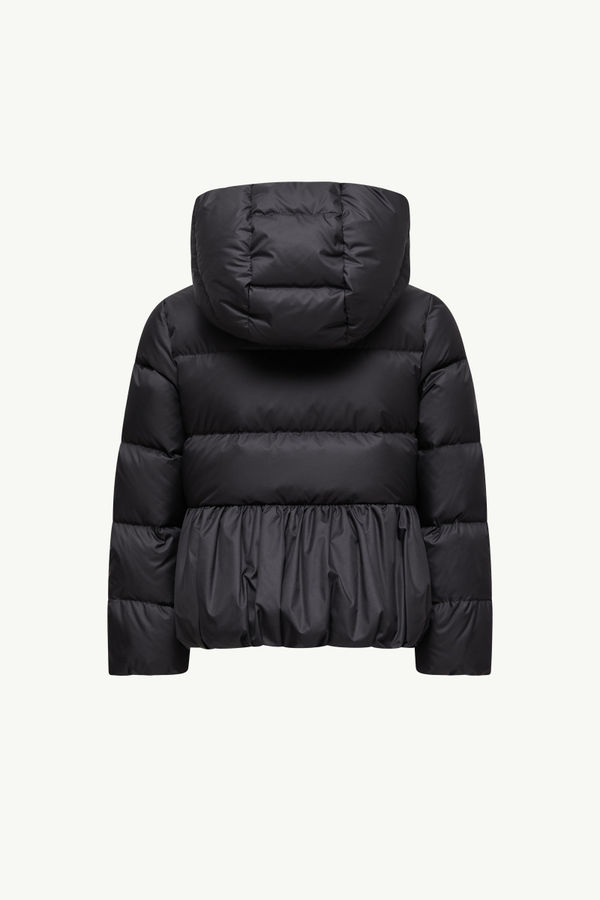 Elizaveta Hooded Down Jacket Girl Black Moncler 2
