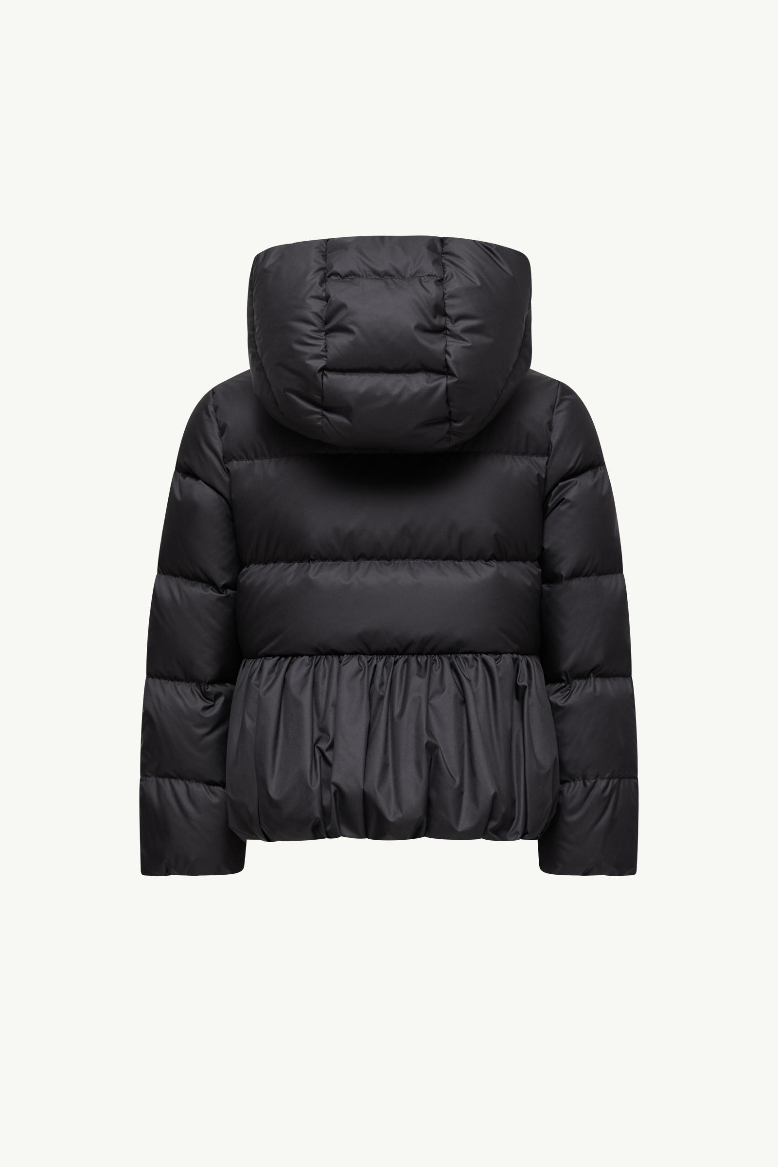Elizaveta Hooded Down Jacket Girl Black Moncler 2