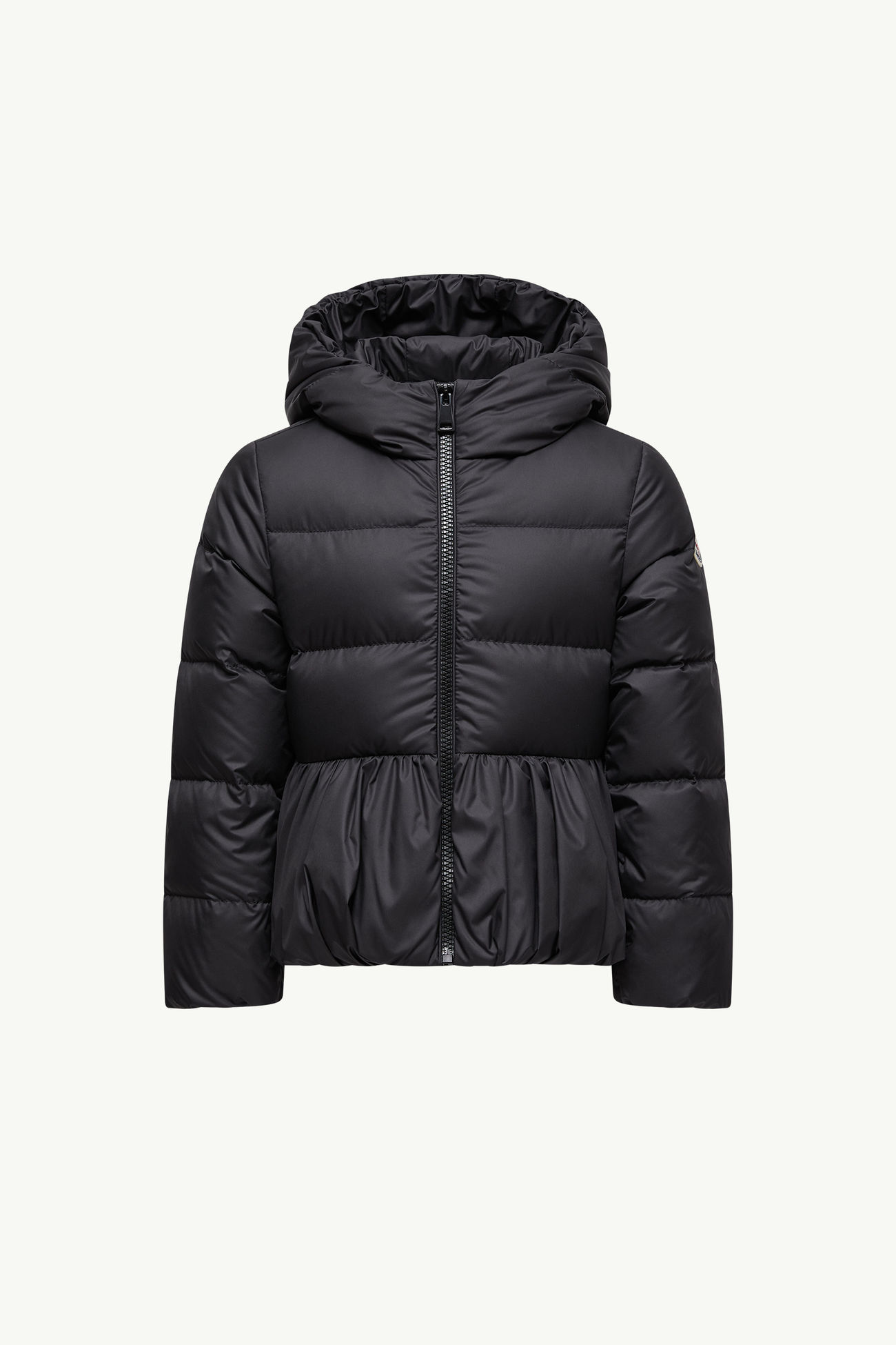 Elizaveta連帽羽絨外套 女童 黑色 Moncler 0