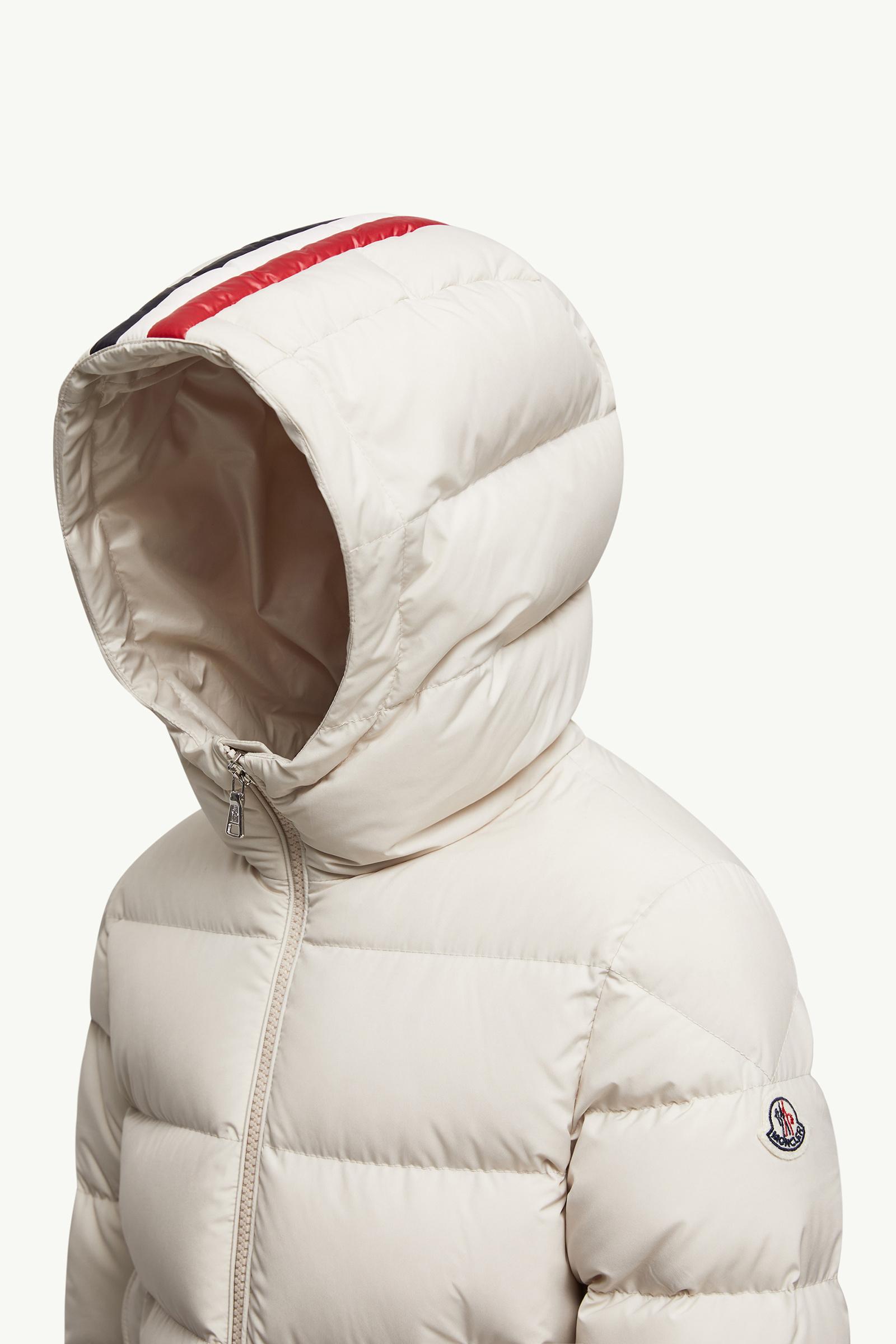 Taidu Hooded Down Jacket Boy White Ivory Moncler 1