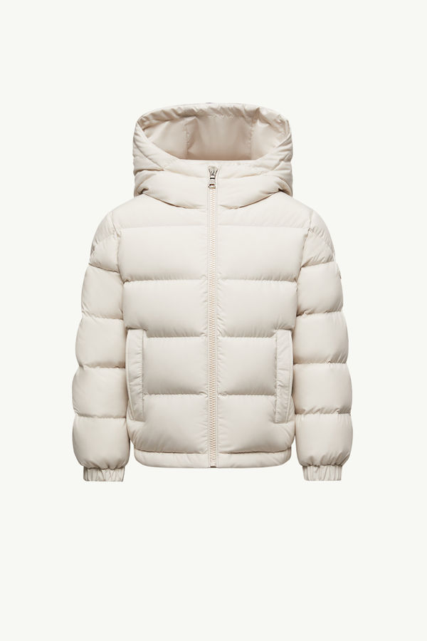 Taidu Daunenjacke mit Kapuze Jungen Weiß-Elfenbein Moncler 0
