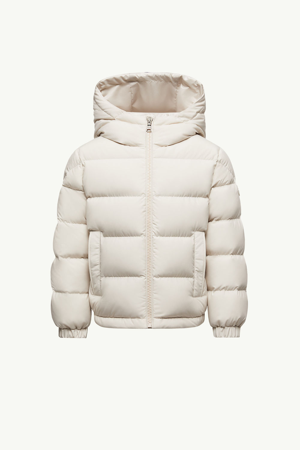 Taidu Hooded Down Jacket Boy White Ivory Moncler 0
