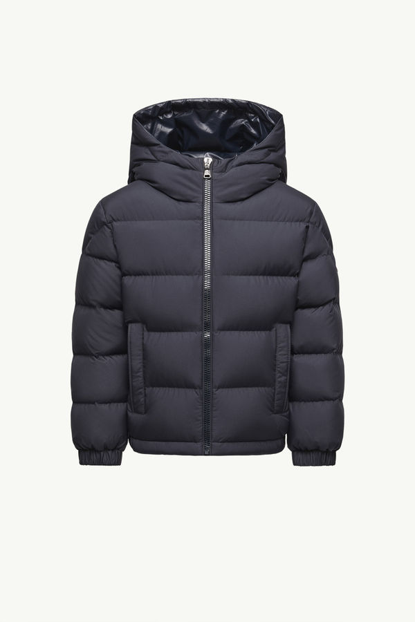 Taidu Hooded Down Jacket Boy Navy Blue Moncler 0