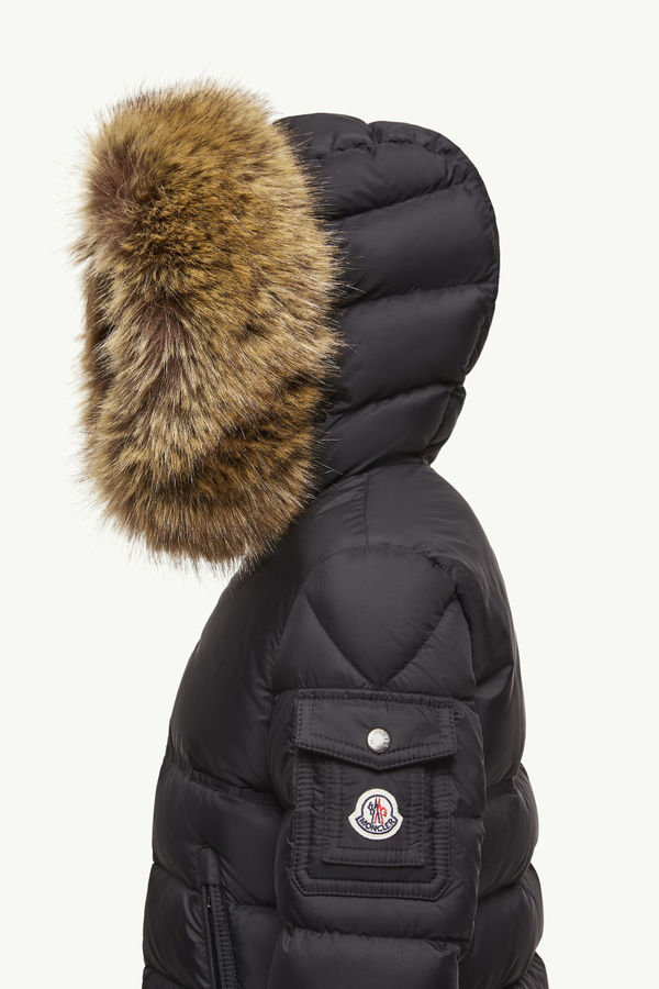 New Byronf Hooded Down Jacket Boy Black Moncler 1