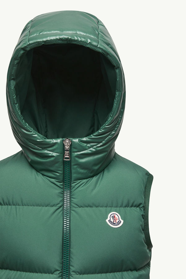 Voldan Daunenweste mit Kapuze Jungen Smaragdgrün Moncler 2