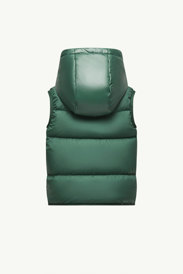 Voldan Daunenweste mit Kapuze Jungen Smaragdgrün Moncler 3