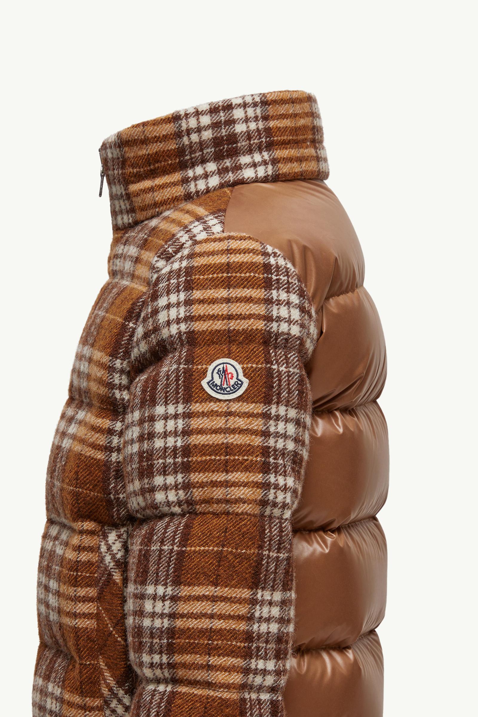 Vabi Wool Down Jacket Boy Brown Moncler 1