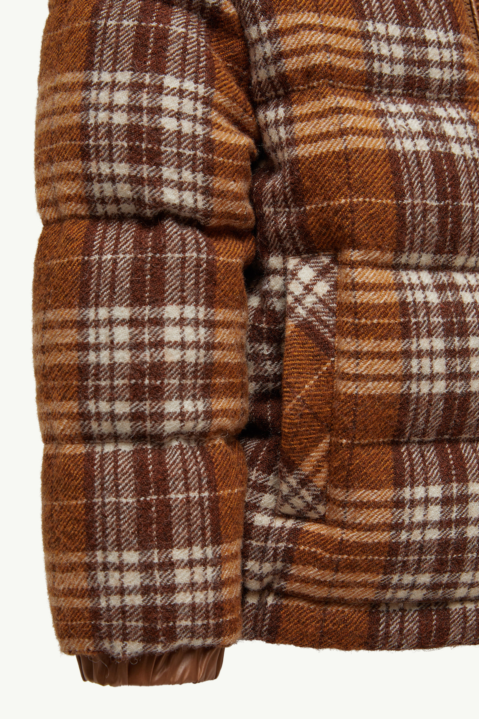 Vabi Wool Down Jacket Boy Brown Moncler 4