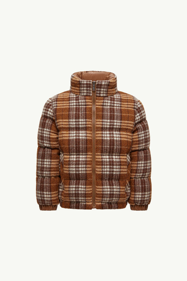 Vabi Wool Down Jacket Boy Brown Moncler 0