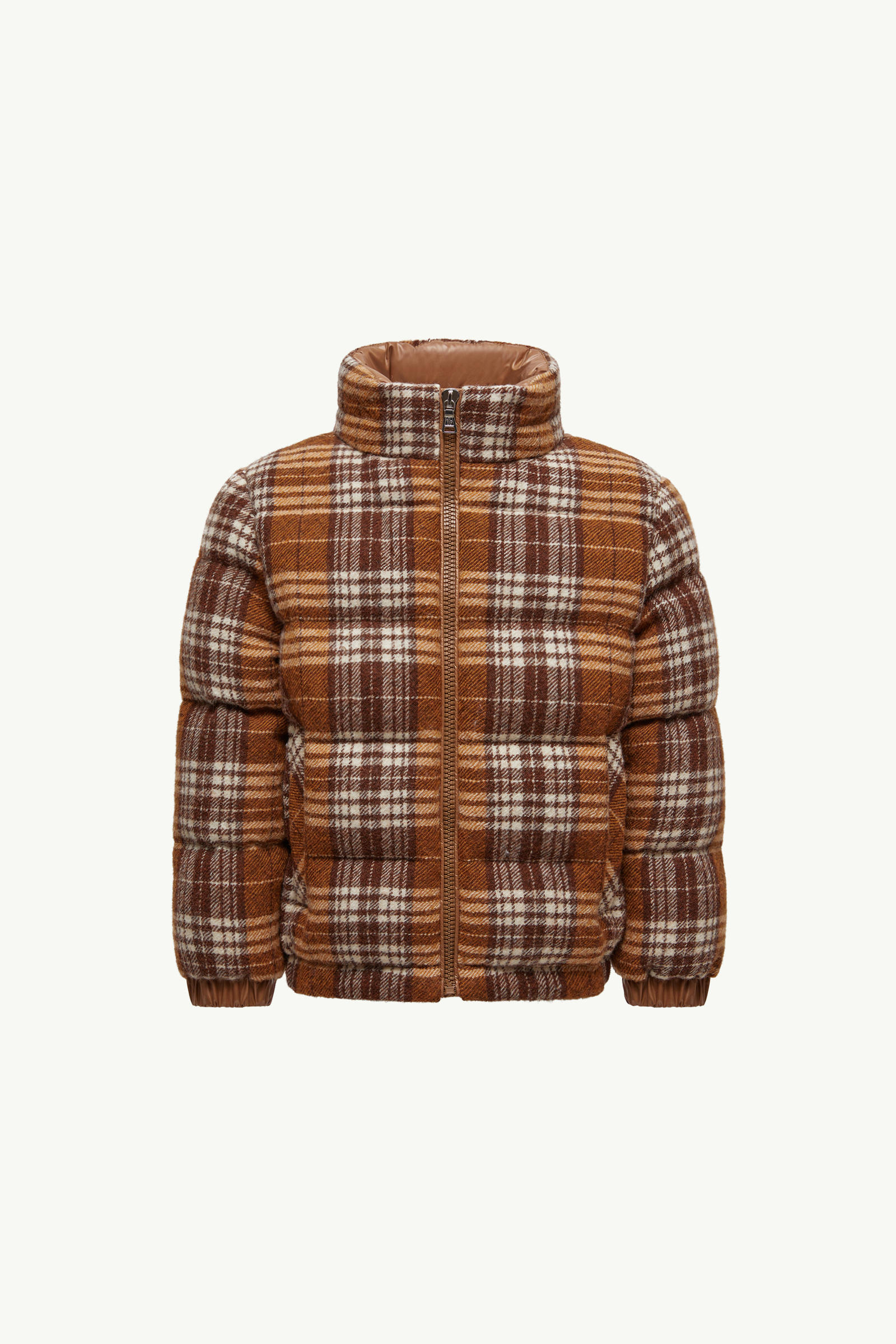 Vabi Wool Down Jacket Boy Brown Moncler 0