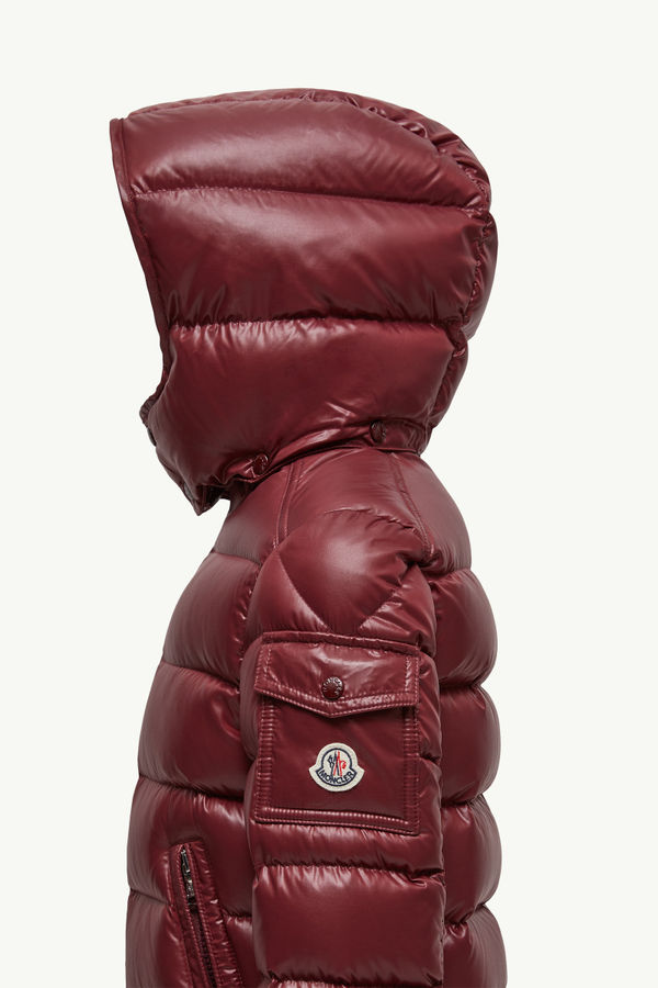 New Moncler Maya Hooded Down Jacket Boy Red Moncler 1