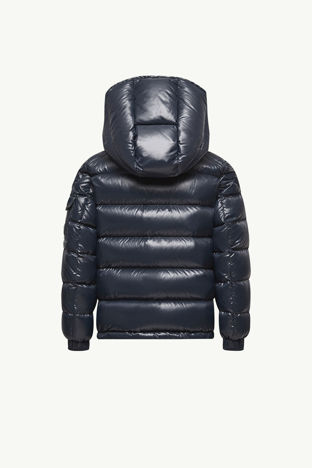 New Moncler Maya Hooded Down Jacket Boy Navy Blue Moncler 2