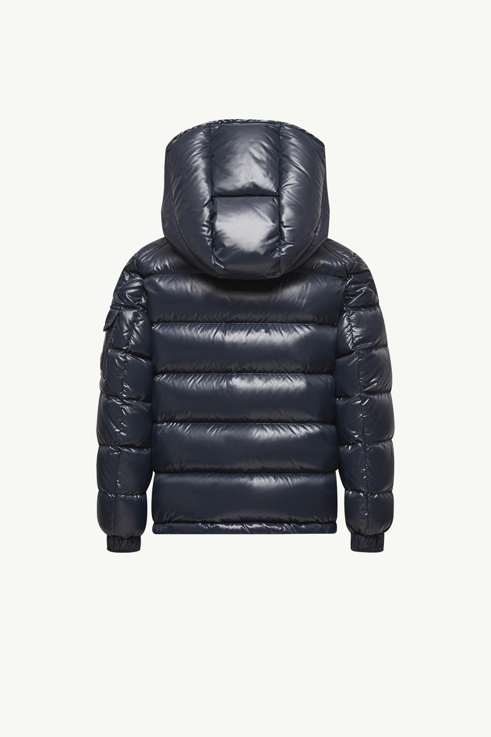 New Moncler Maya Hooded Down Jacket Boy Navy Blue Moncler 2