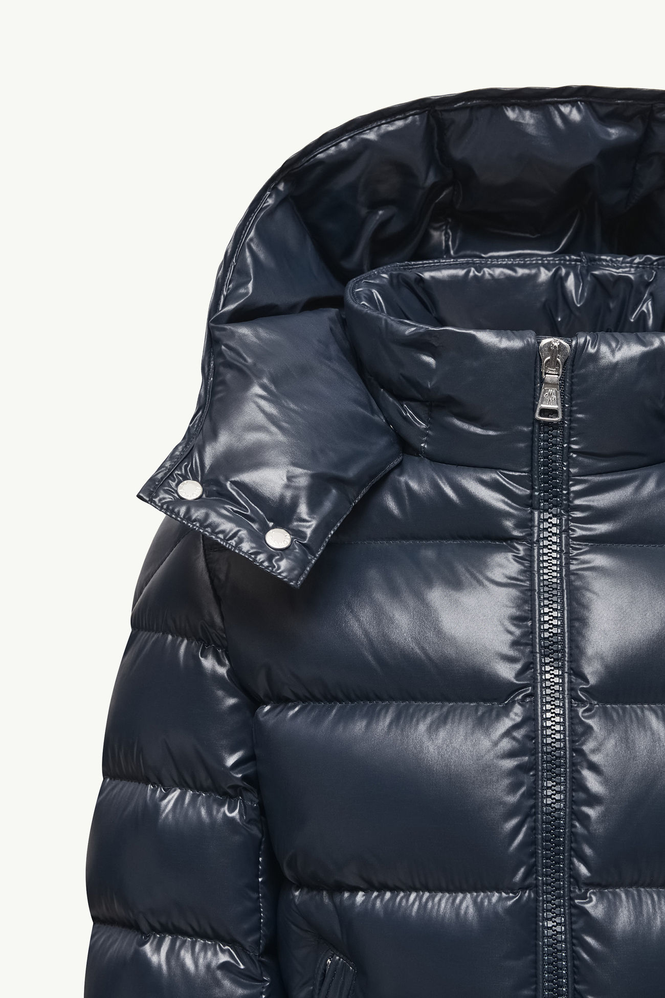 New Moncler Maya連帽羽絨外套 男童 海軍藍色 Moncler 3