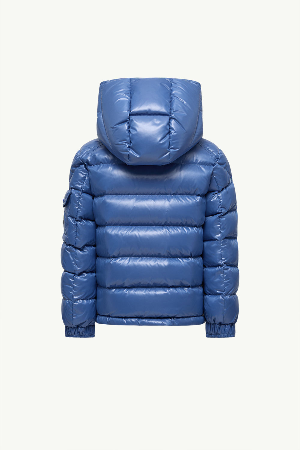 New Moncler Maya Hooded Down Jacket Boy Electric Blue Moncler 2
