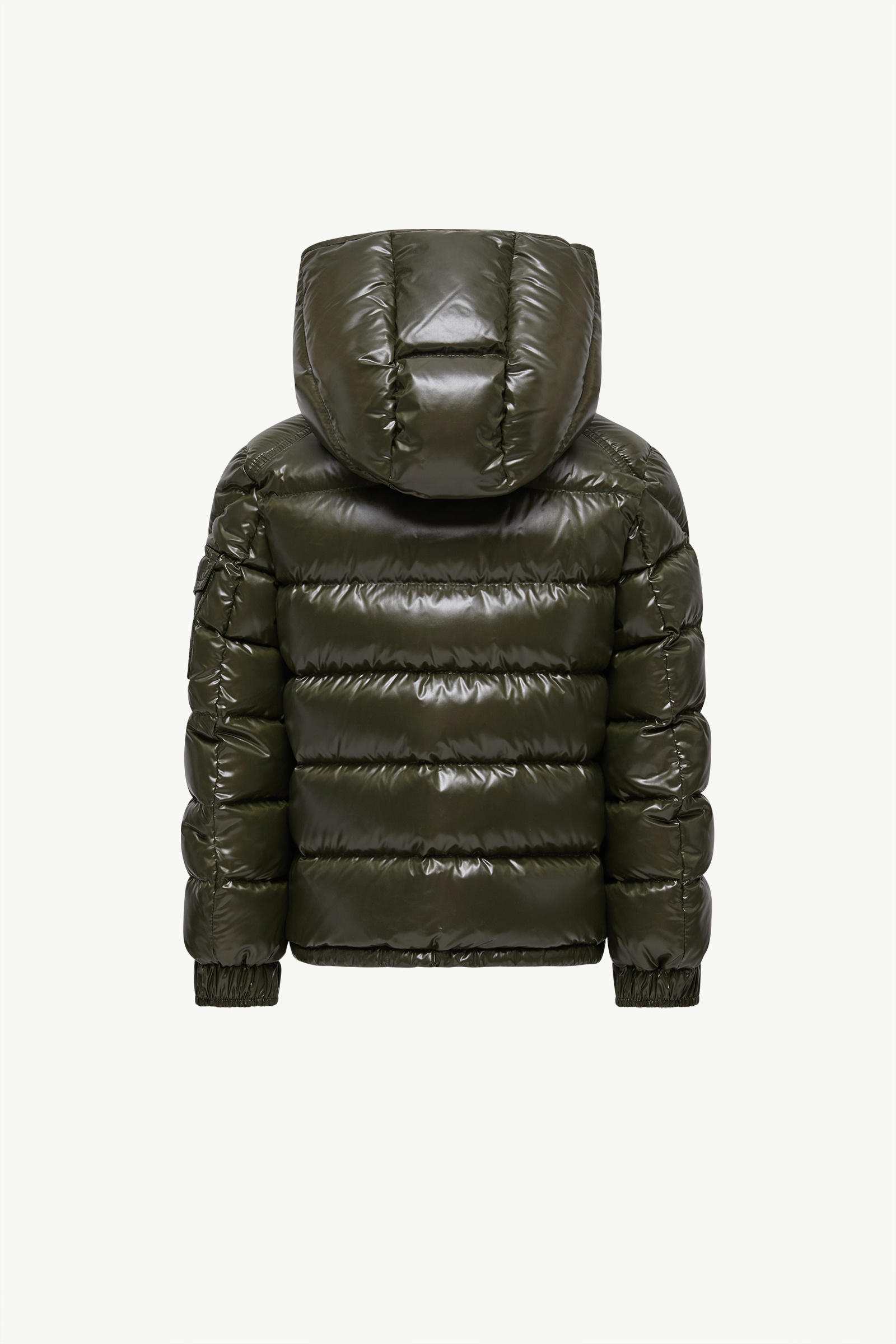 New Moncler Maya Hooded Down Jacket Boy Olive Green Moncler 2
