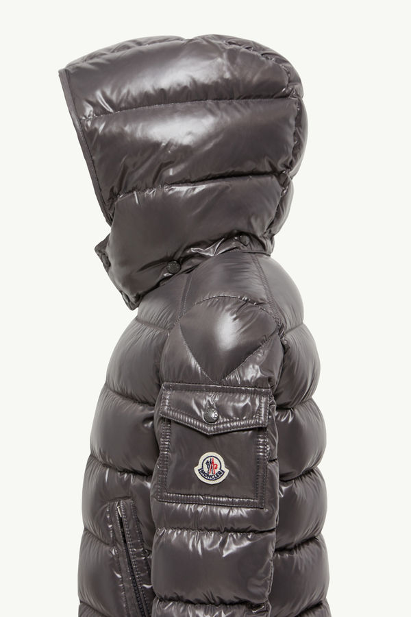 New Moncler Maya Hooded Down Jacket Boy Dark Gray Moncler 2