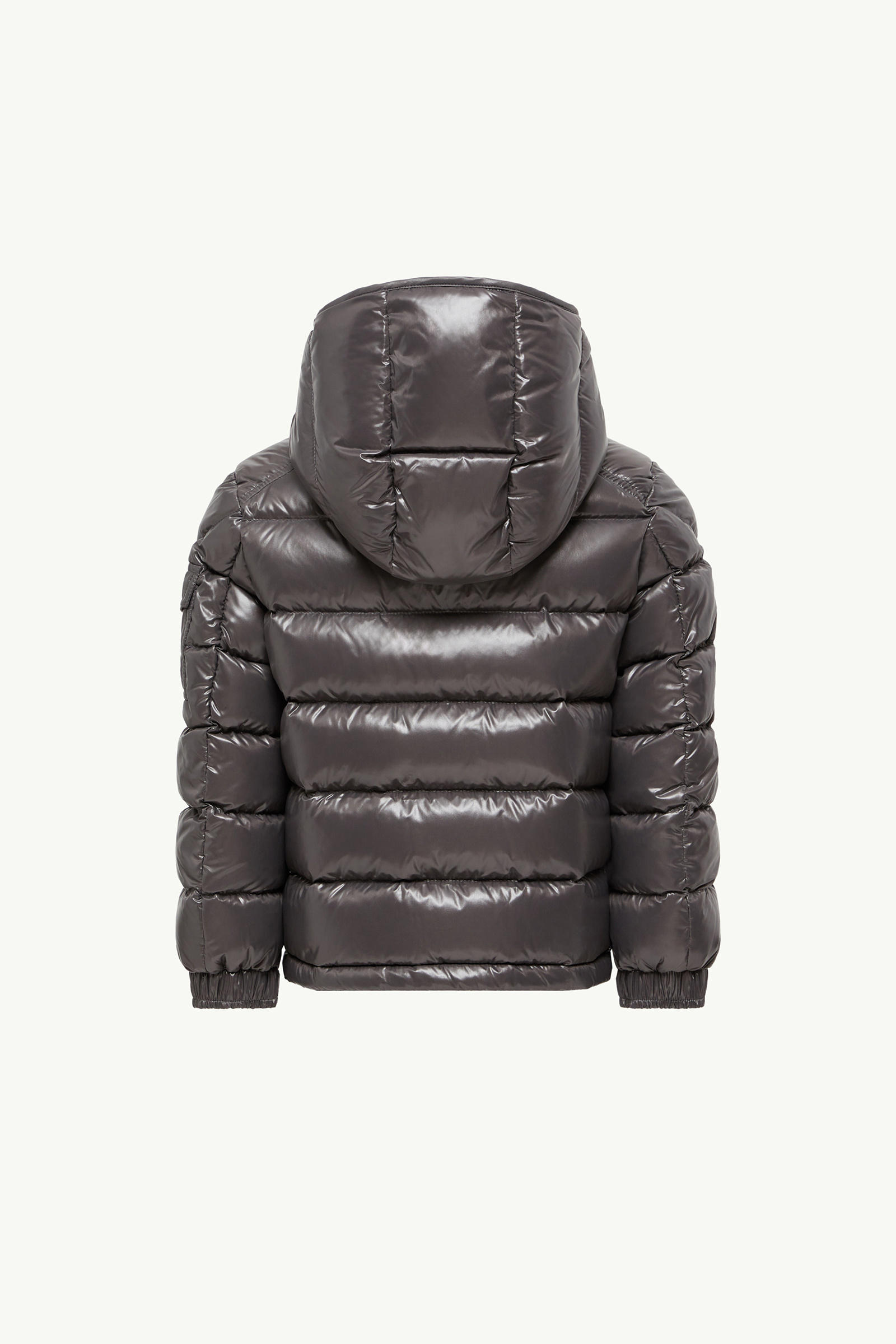 New Moncler Maya Hooded Down Jacket Boy Dark Gray Moncler 3
