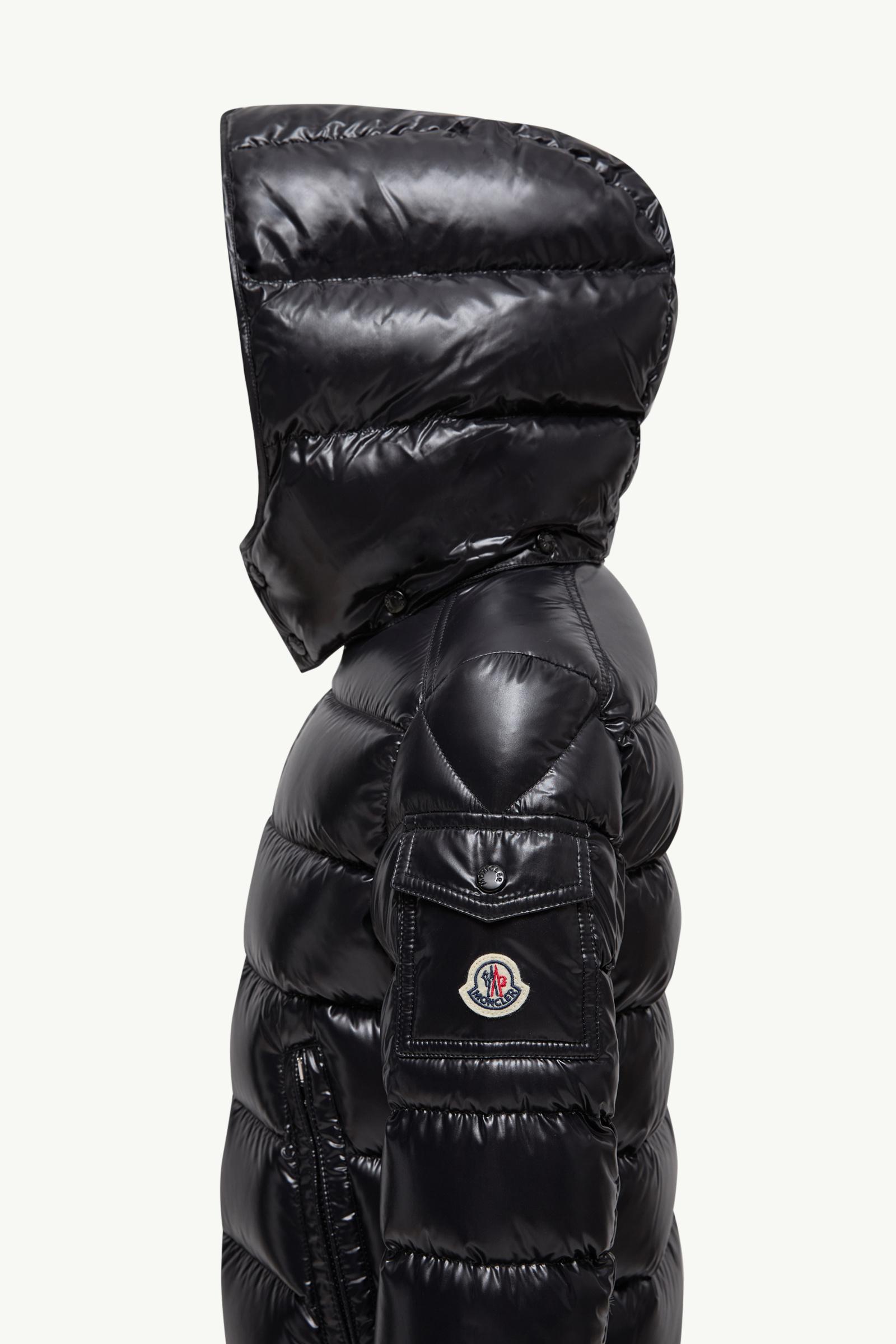 Black New Moncler Maya Hooded Down Jacket - Down Jackets & Vests