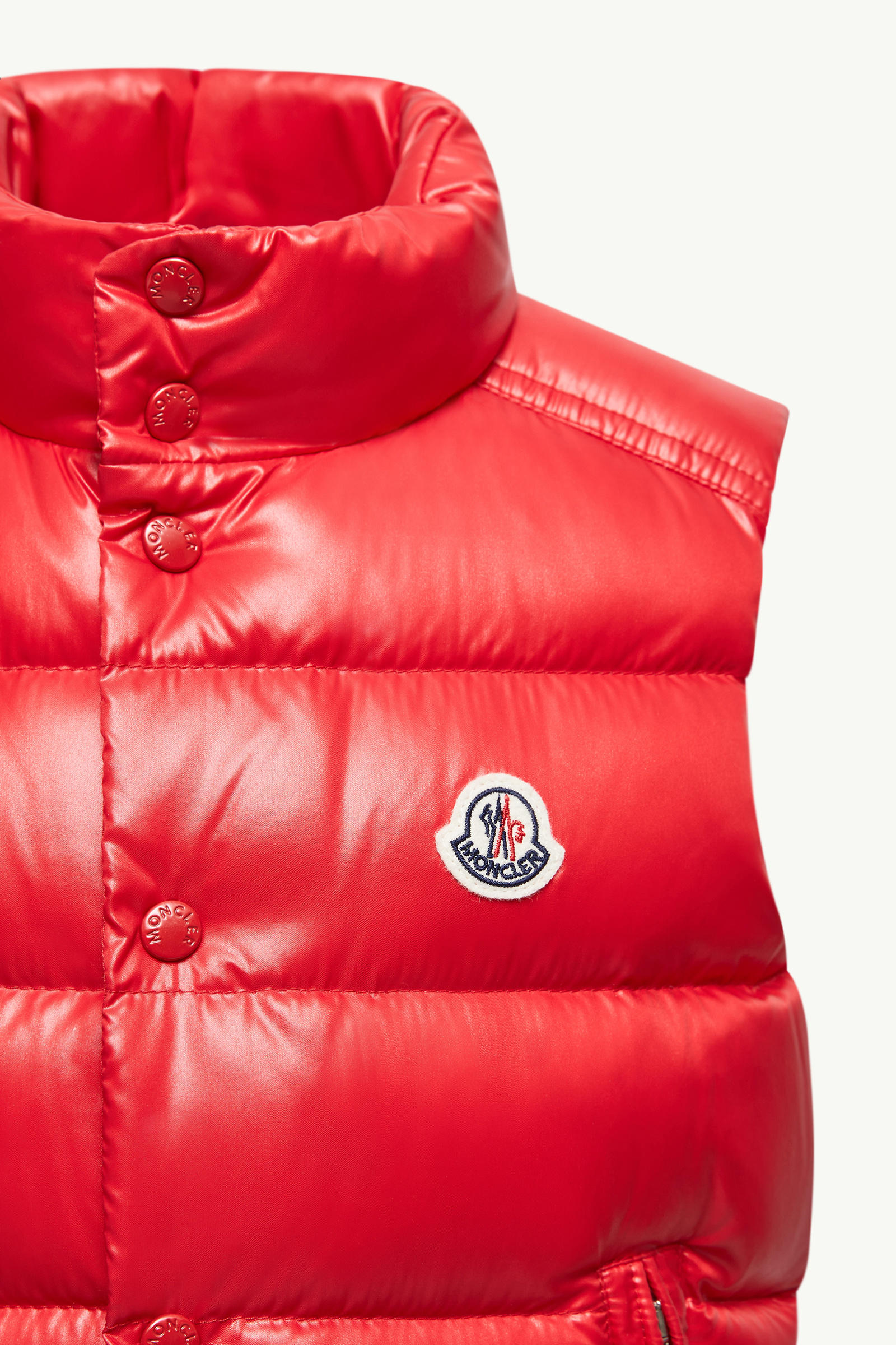 Doudoune sans manches Tib Garçon Rouge Moncler 1