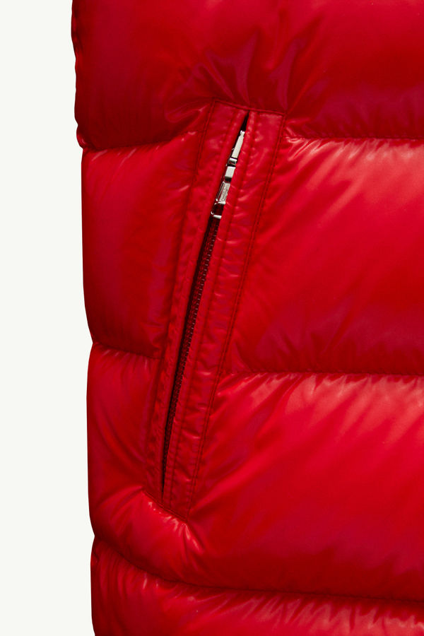 Tib Down Gilet Boy Red Moncler 4