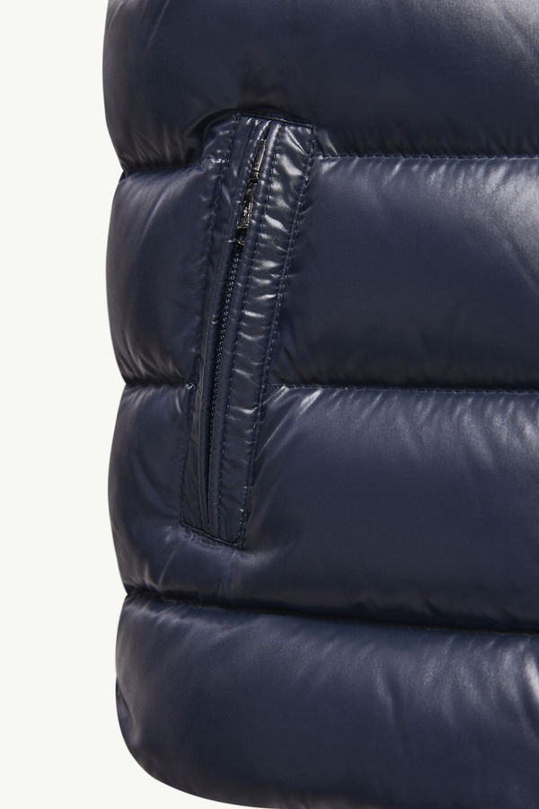 Tib Down Gilet Boy Navy Blue Moncler 3