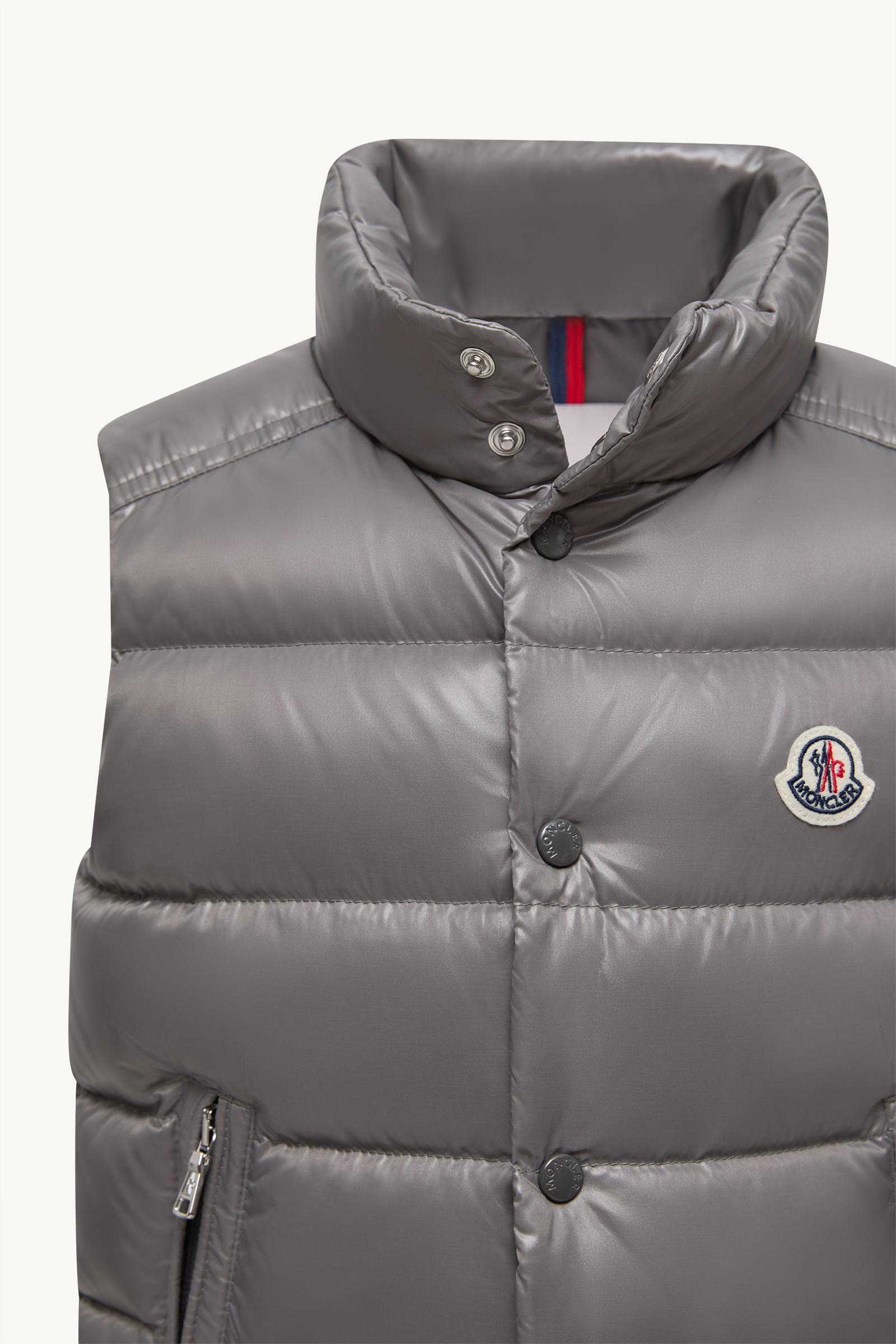 Grey Tib Down Vest - Down Jackets & Vests for Children | Moncler US
