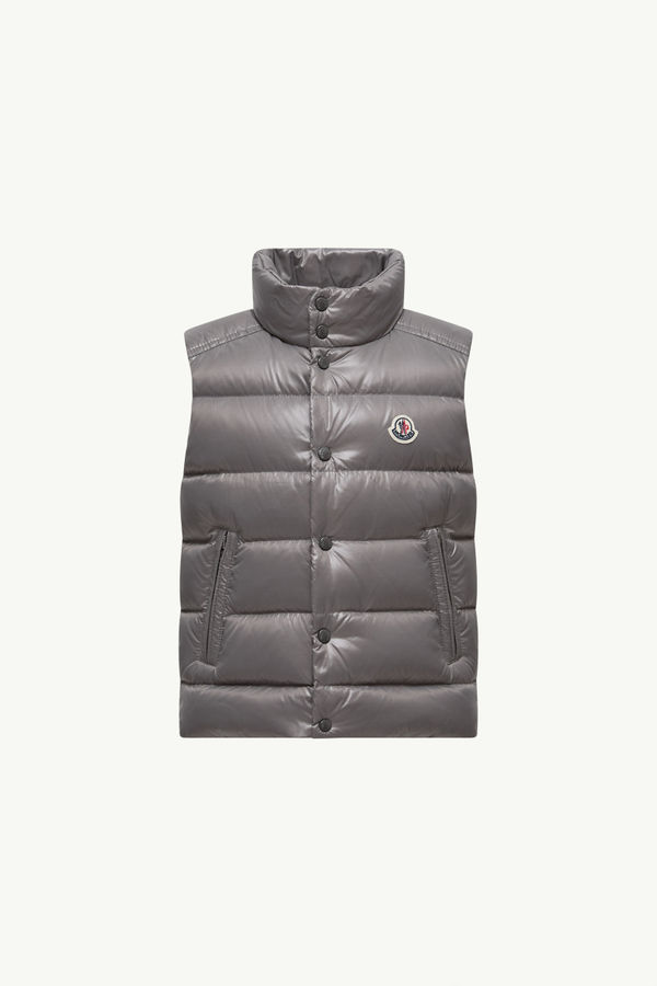 Tib Daunenweste Jungen Grau Moncler 0