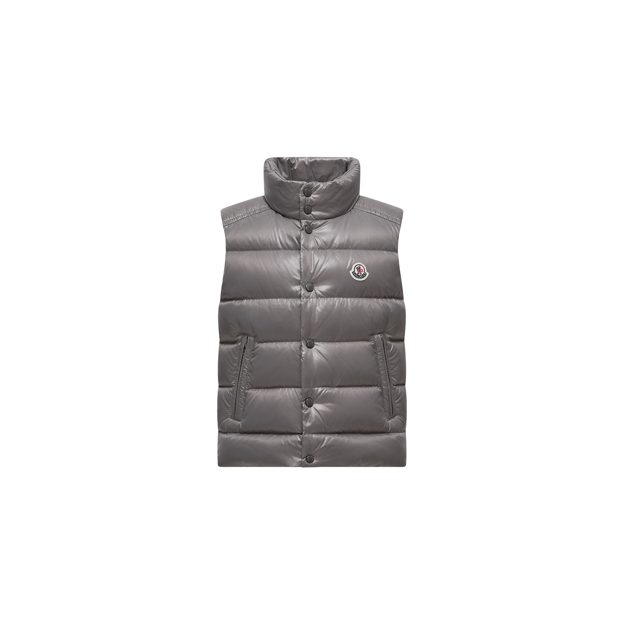 MONCLER ENFANT Tib Down Gilet, Boy, Gray, Size: 12Y