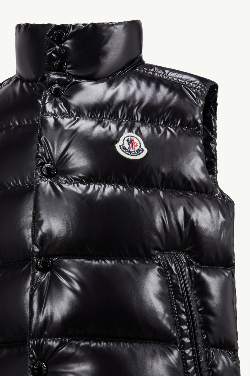 Tib Down Gilet Boy Black Moncler 3