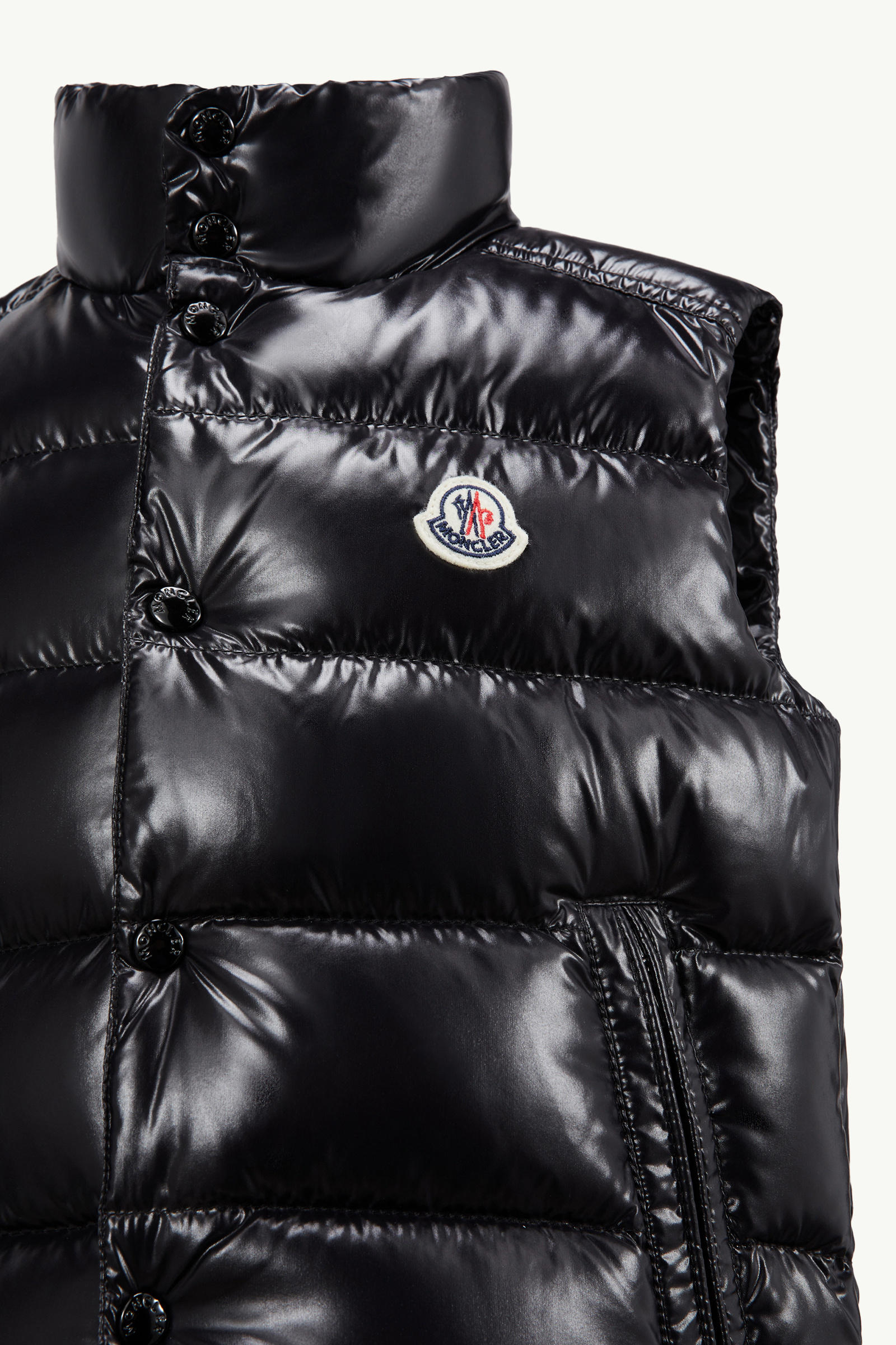 Tib Down Gilet Boy Black Moncler 3