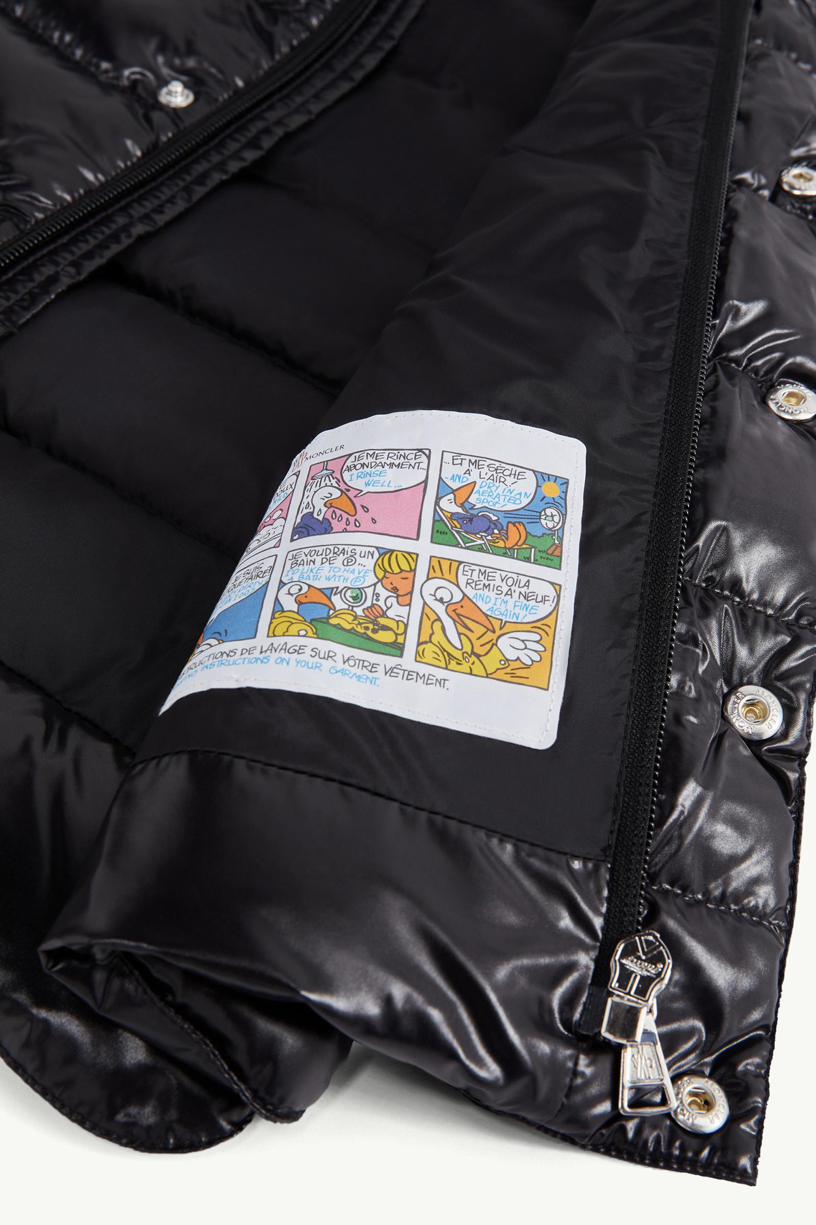 Black Tib Down Vest - Down Jackets & Vests for Children | Moncler US