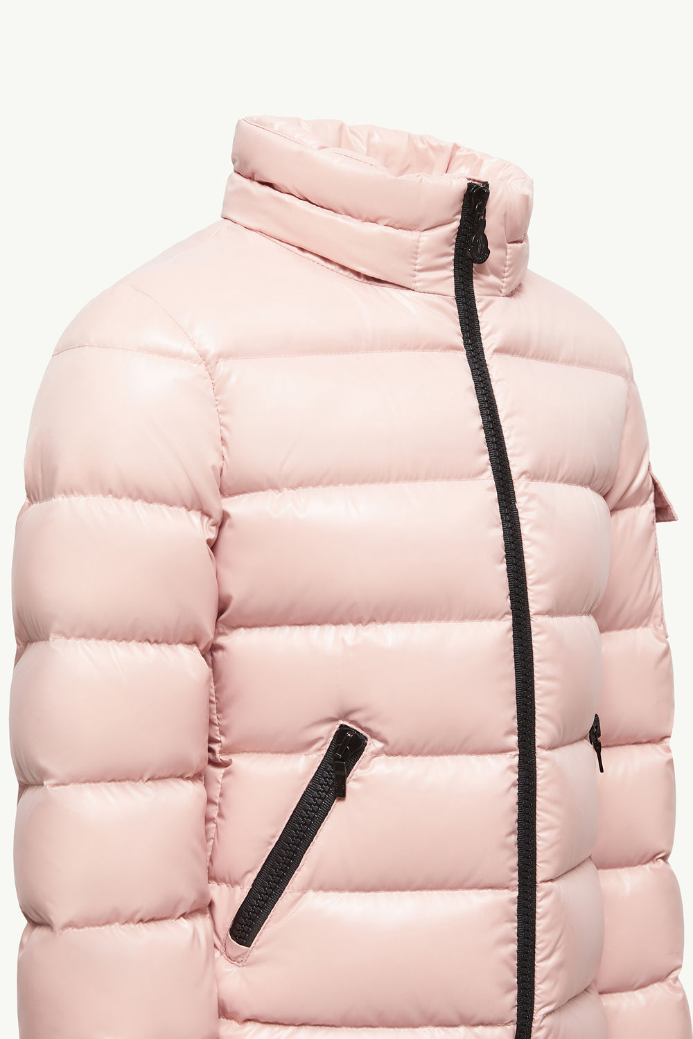 Bady Hooded Down Jacket Girl Pink Moncler 3