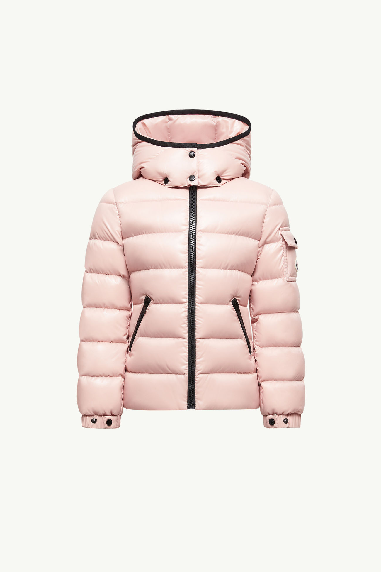 Piumino Bady con cappuccio Bambina Rosa Moncler 0