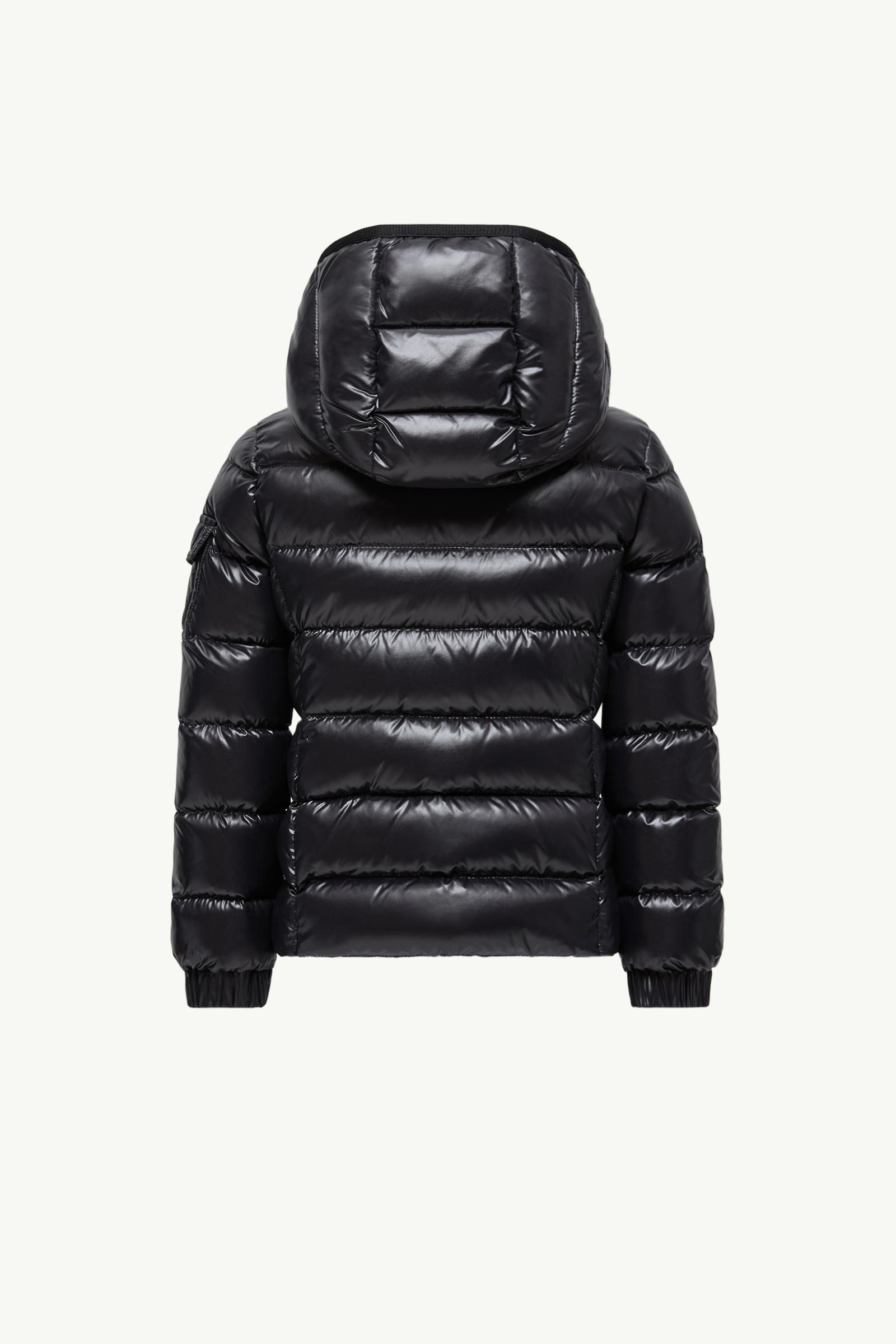 Bady Hooded Down Jacket Girl Black Moncler 1