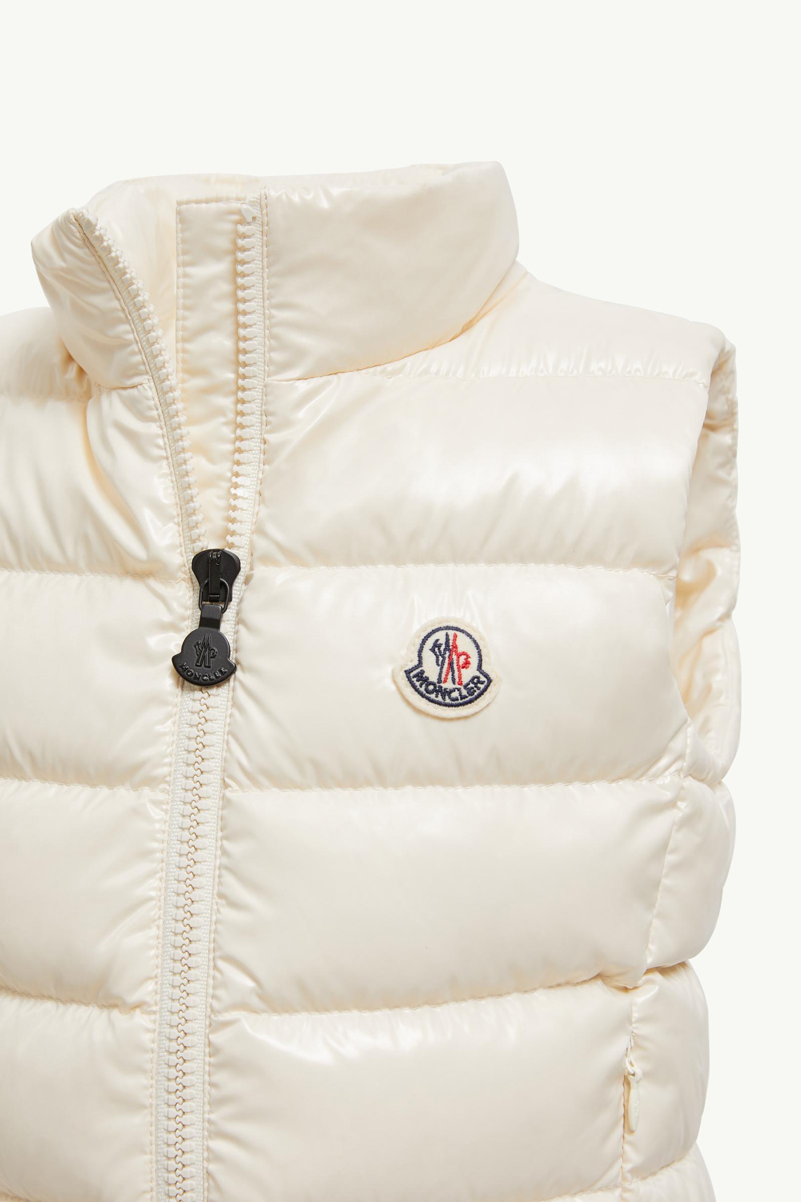 Ghany Down Gilet Girl White Moncler 1