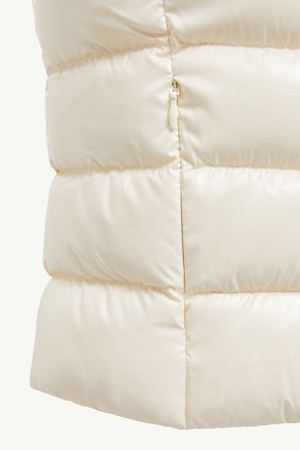 Ghany Down Gilet Girl White Moncler 3