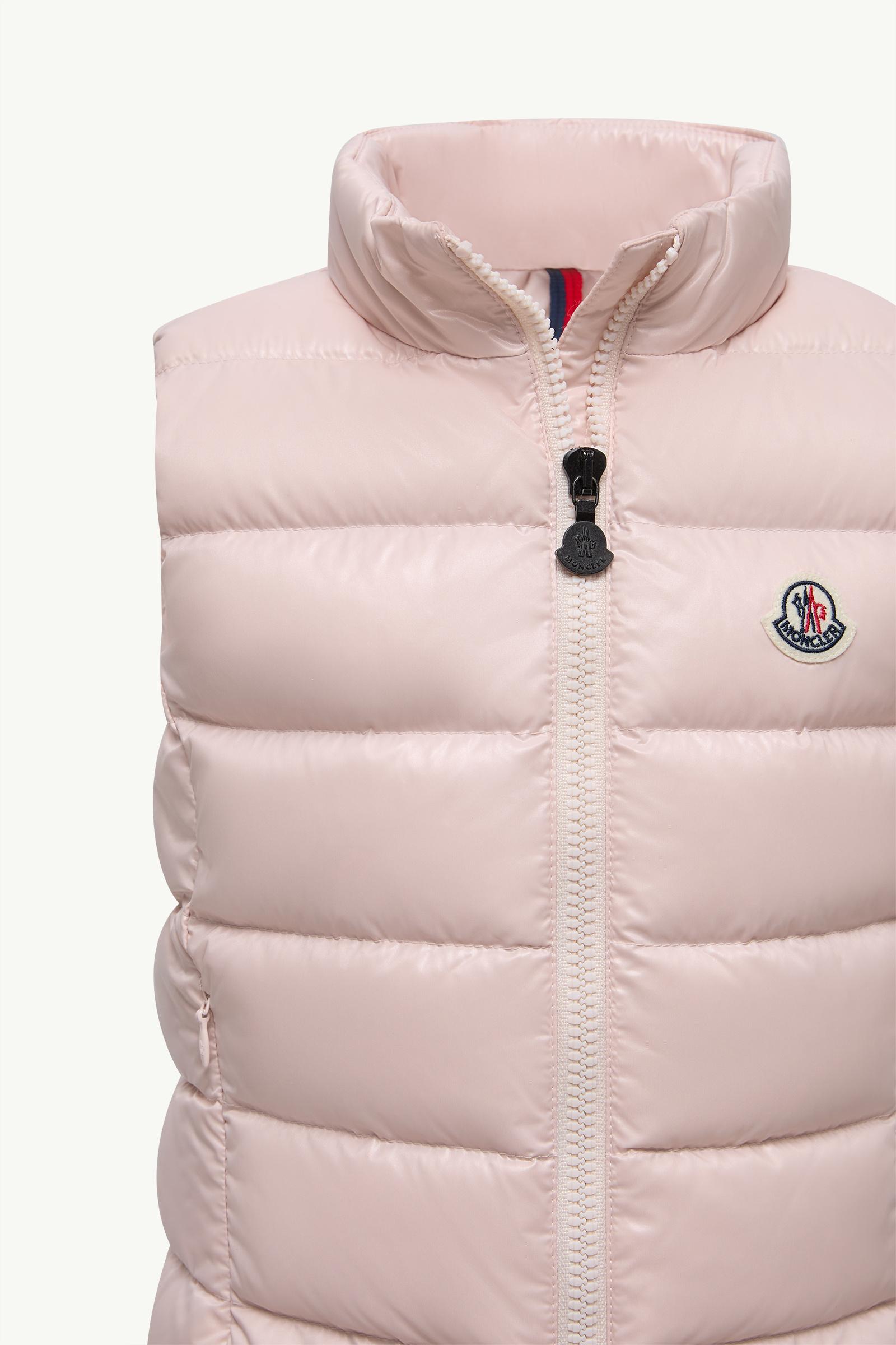 Ghany Down Gilet Girl Light Pink Moncler 1