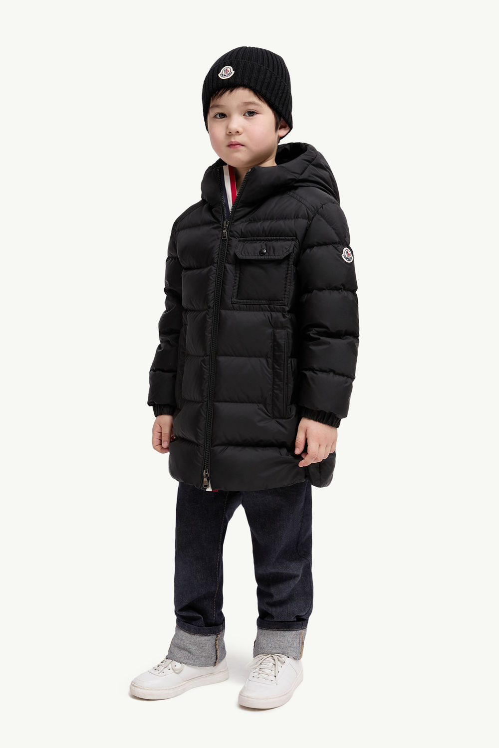 Doudoune à capuche Alani Garçon Noir Moncler 1