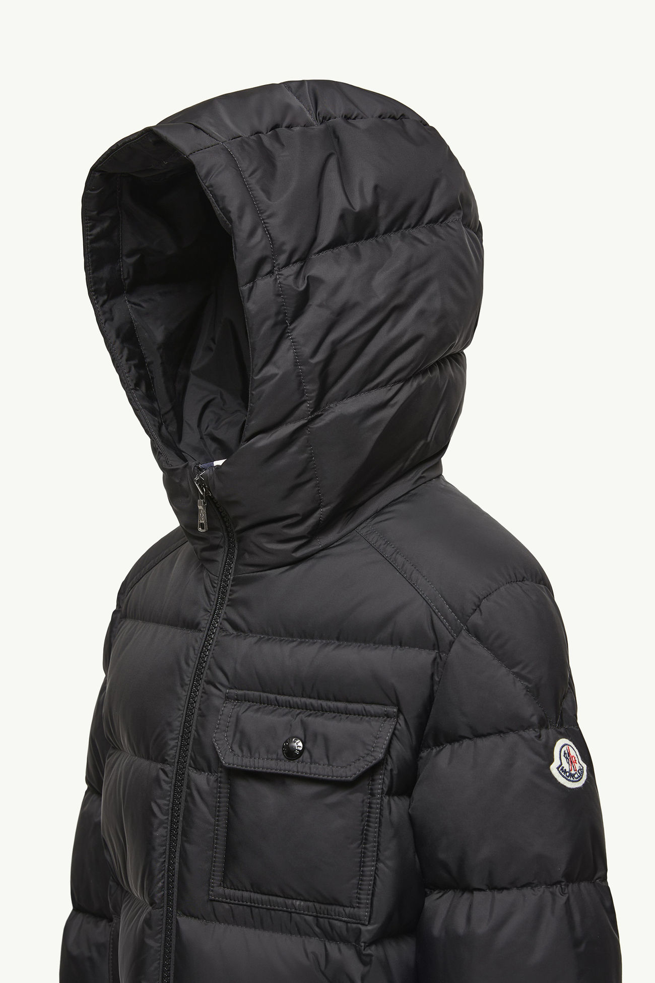 Alani連帽羽絨外套 男童 黑色 Moncler 2