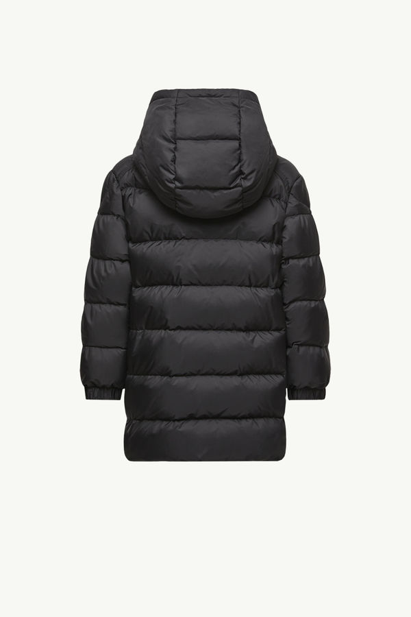 Alani Hooded Down Jacket Boy Black Moncler 3