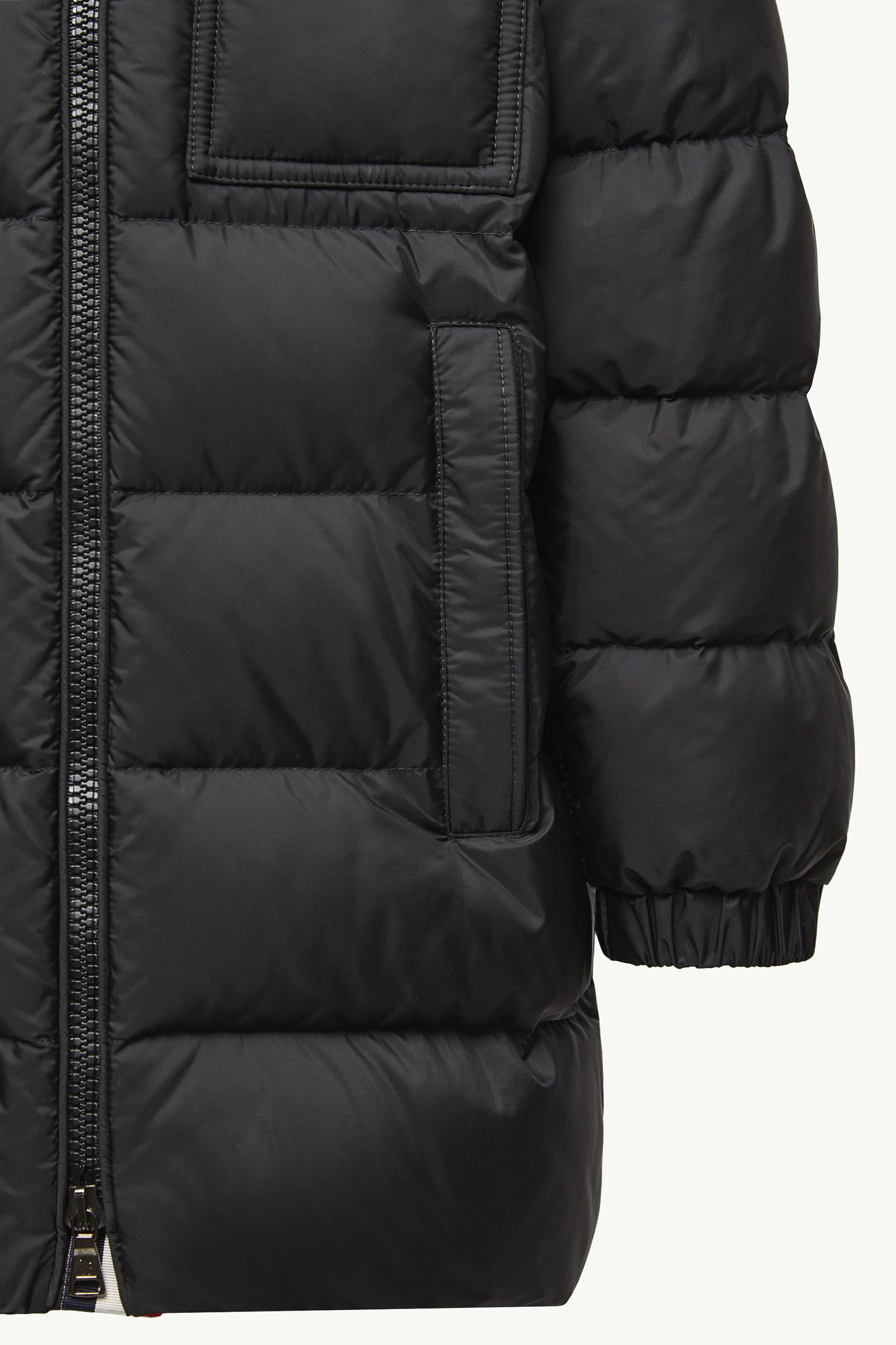Alani Hooded Down Jacket Boy Black Moncler 4