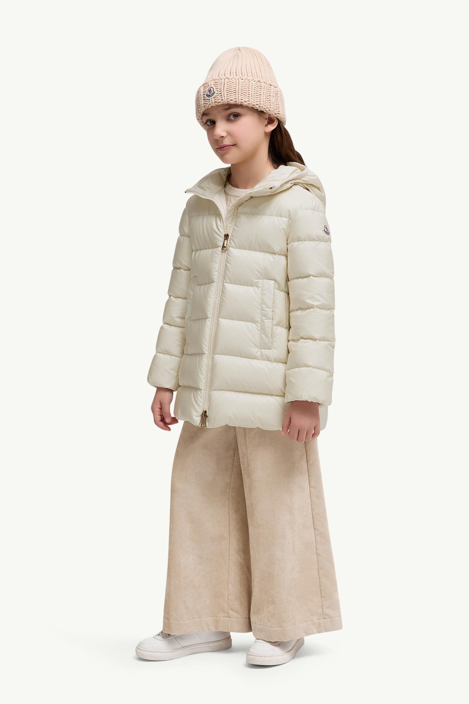 Barend Hooded Down Jacket Girl Light Beige Moncler 1