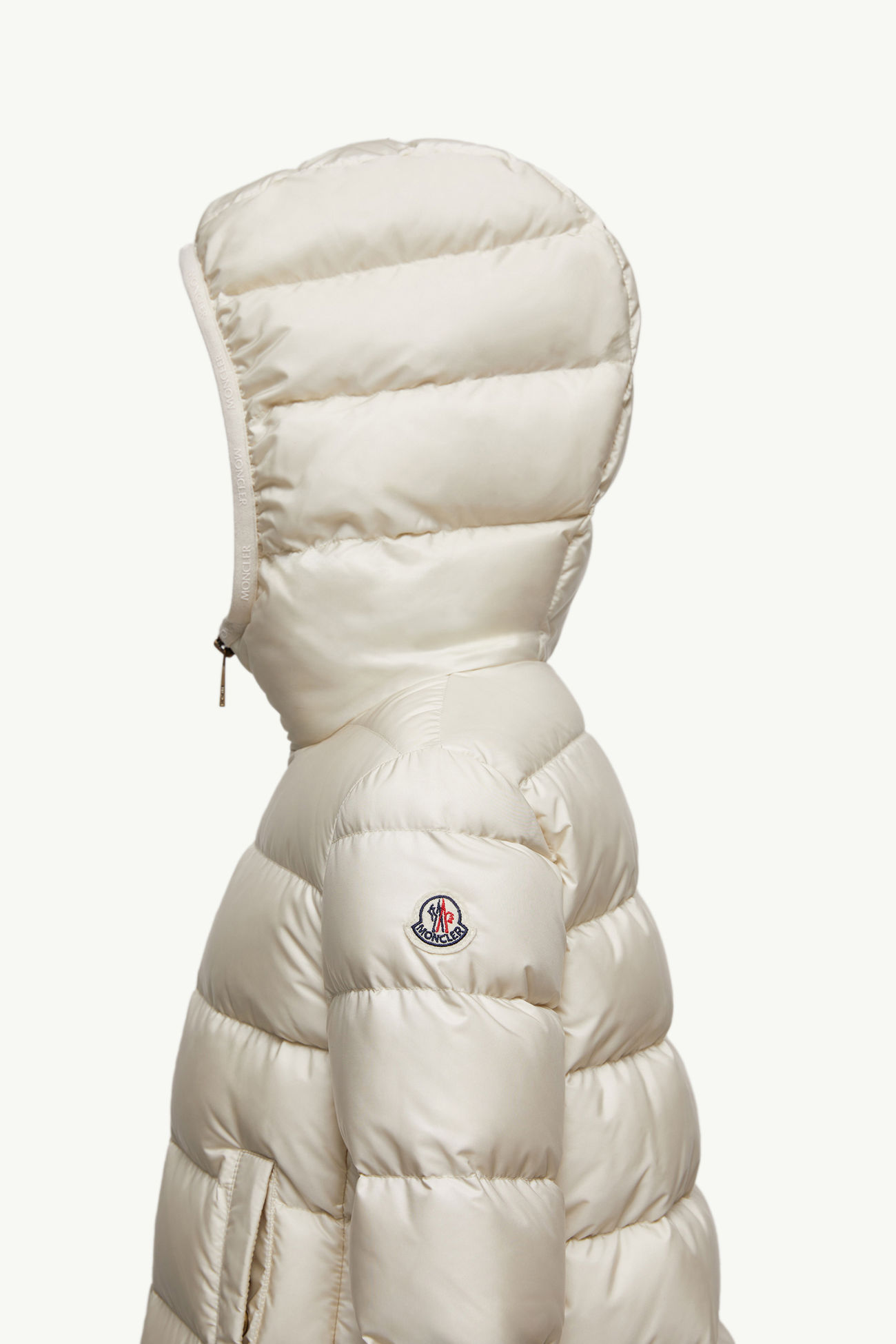 Barend Hooded Down Jacket Girl Light Beige Moncler 2