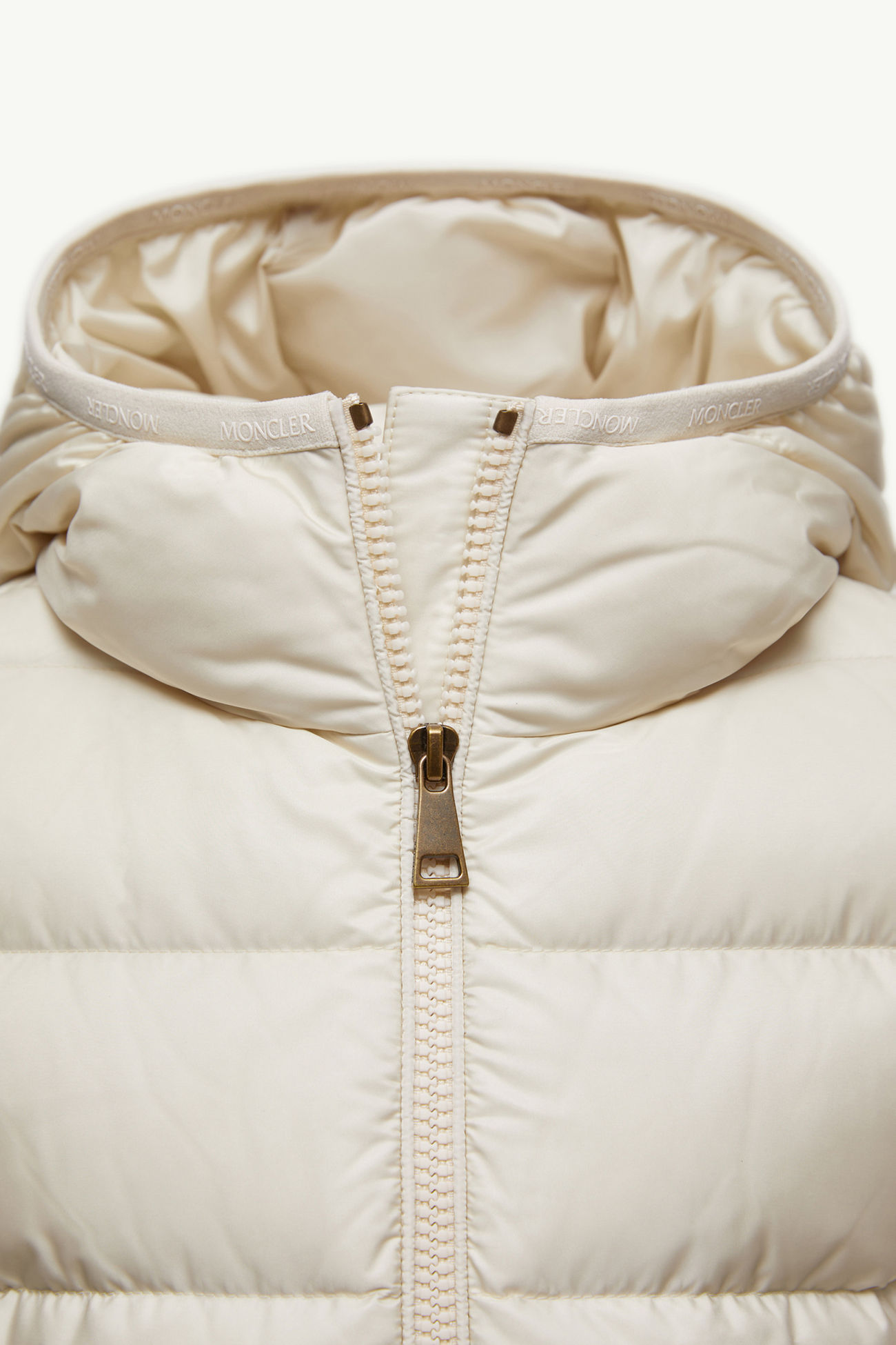Barend連帽羽絨外套 女童 淺米色 Moncler 4