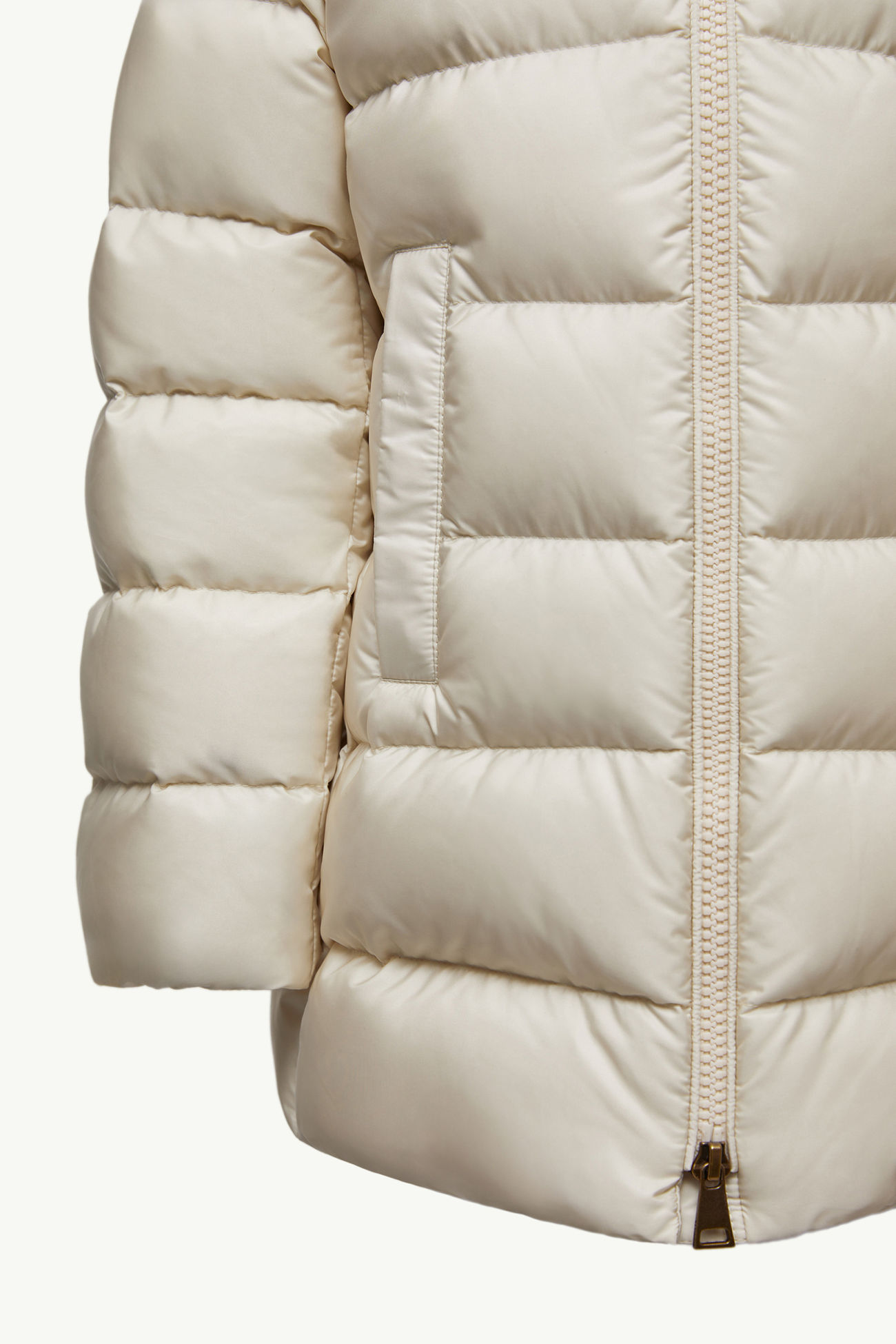 Barend Hooded Down Jacket Girl Light Beige Moncler 5