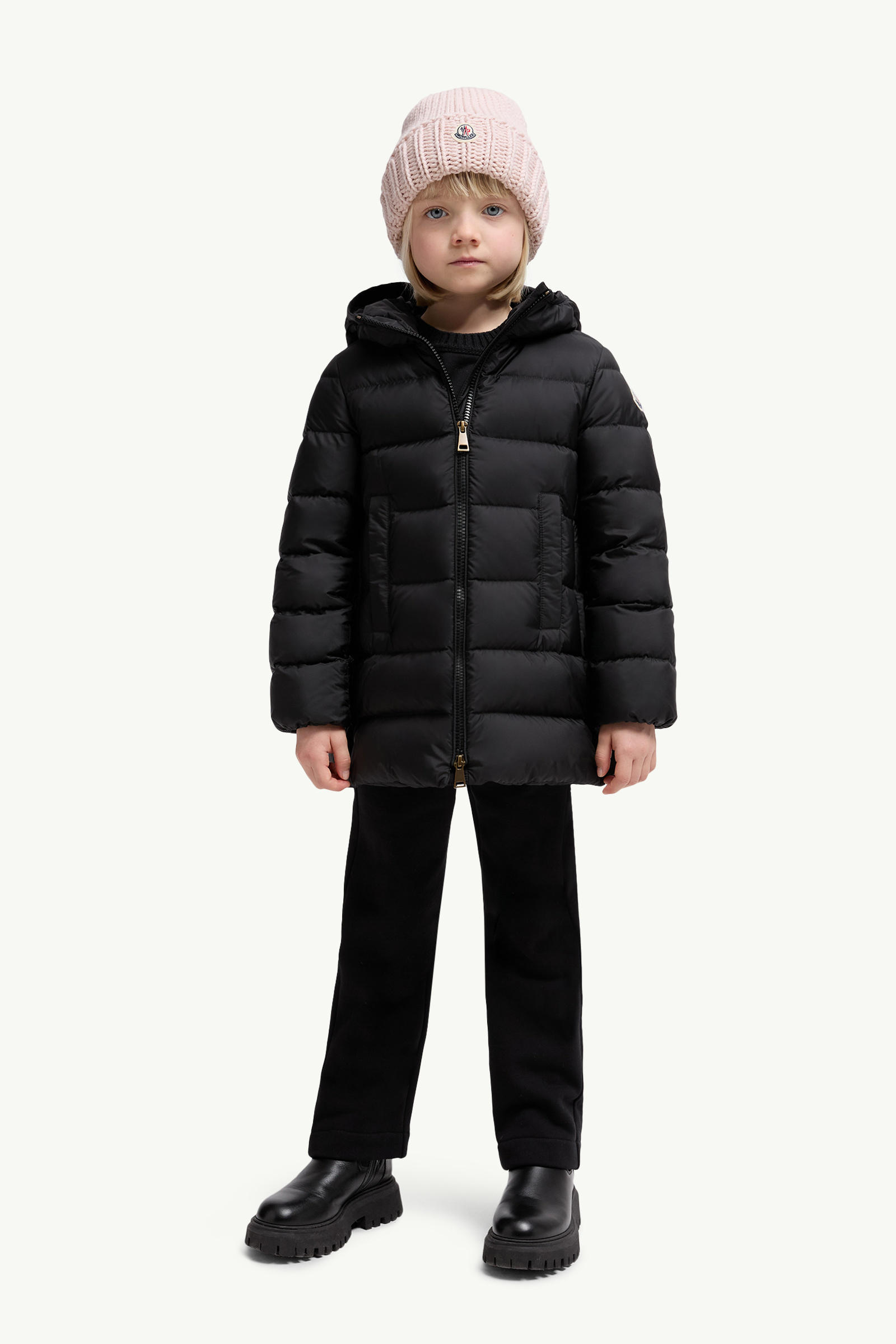 Piumino Barend con cappuccio Bambina Nero Moncler 1