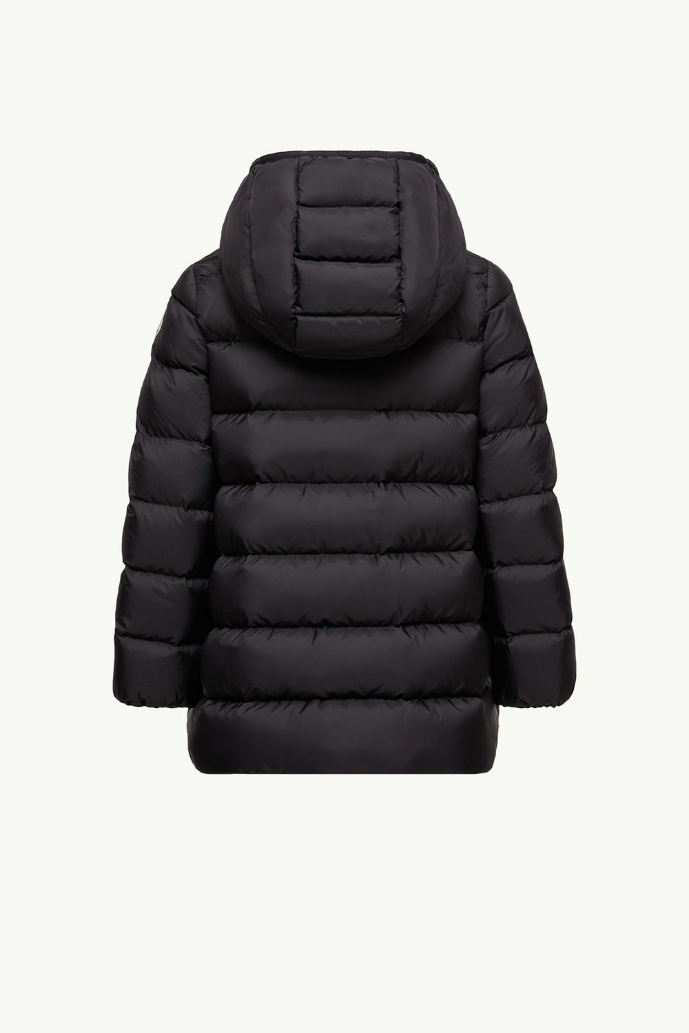 Barend Hooded Down Jacket Girl Black Moncler 3