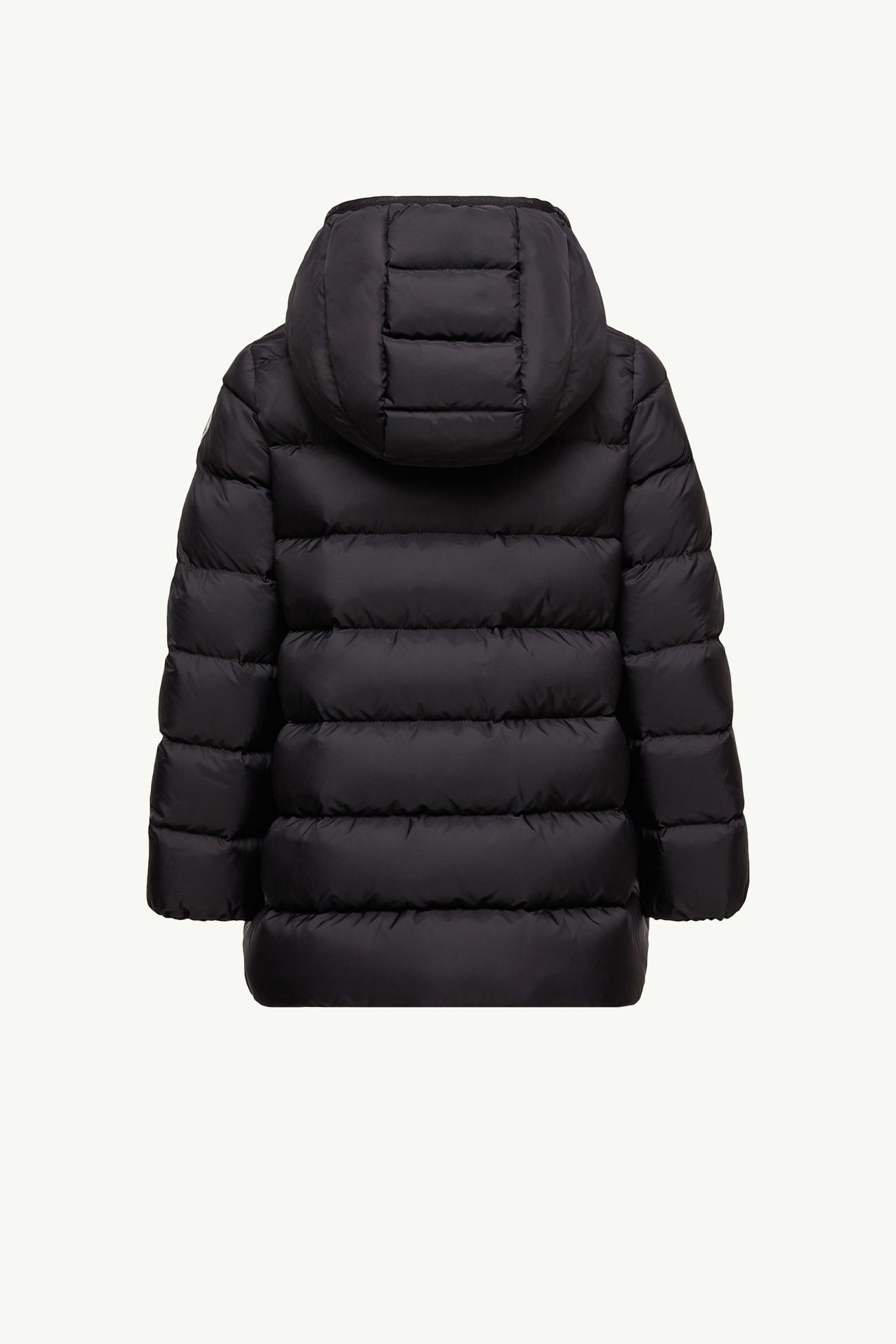 Barend Hooded Down Jacket Girl Black Moncler 3